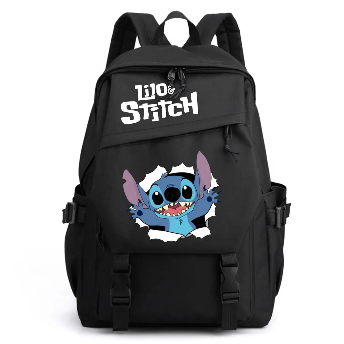 

Рюкзак Disney Stitch для школьников, милый школьный рюкзак с мультяшной вышивкой для девочек, детский рюкзак для подростков с героями мультфильмов, дорожный рюкзак для отдыха, сумка