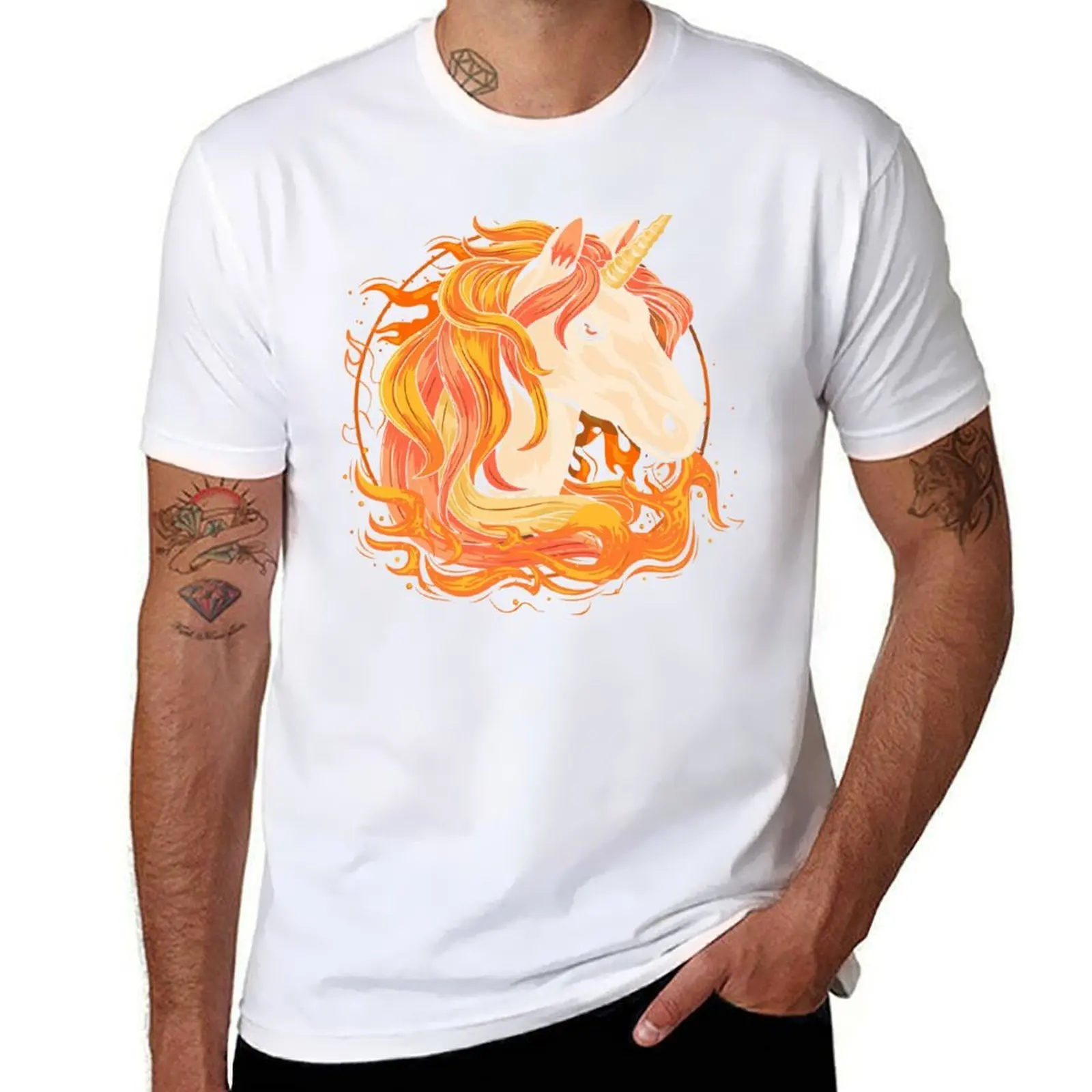 

Unicorn fire horn T-Shirt g man t shirts for men t shirt for man T-Shirt