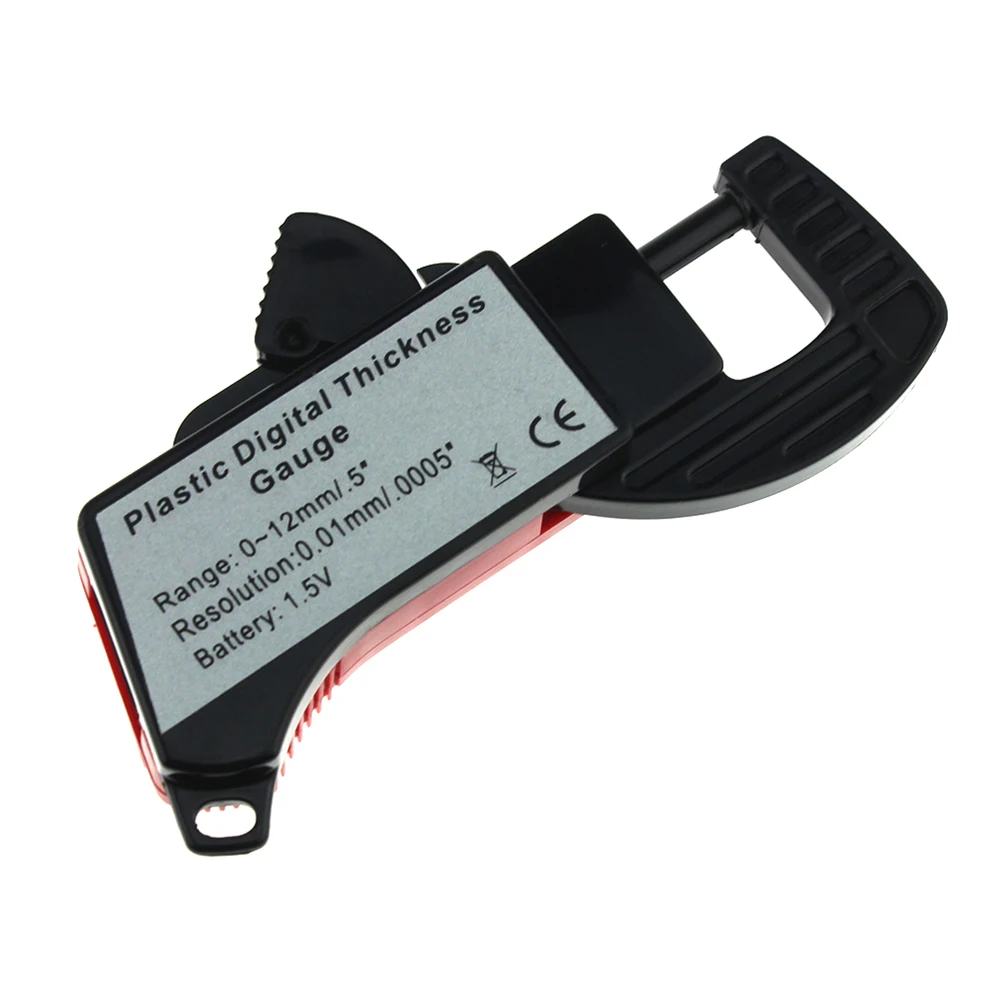 

Digital Thickness Gauge 0 12 7mm Measurement Tool Paper Film Rubber Plastic Fabric Caliper Micrometer High Precision