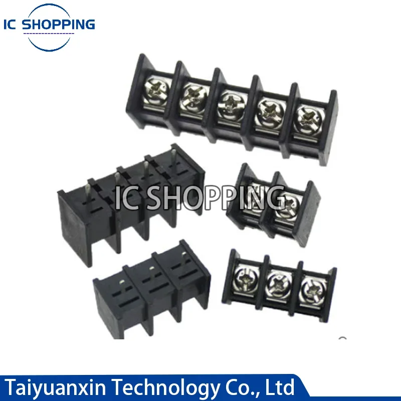 

50PCS Barrier Type Terminal Block DG25C KF25C 7.62mm 2P 3P 4P 5P 6P 7P 8P 9P 10P 11P 12P Palisade Type PCB Connecting Terminal