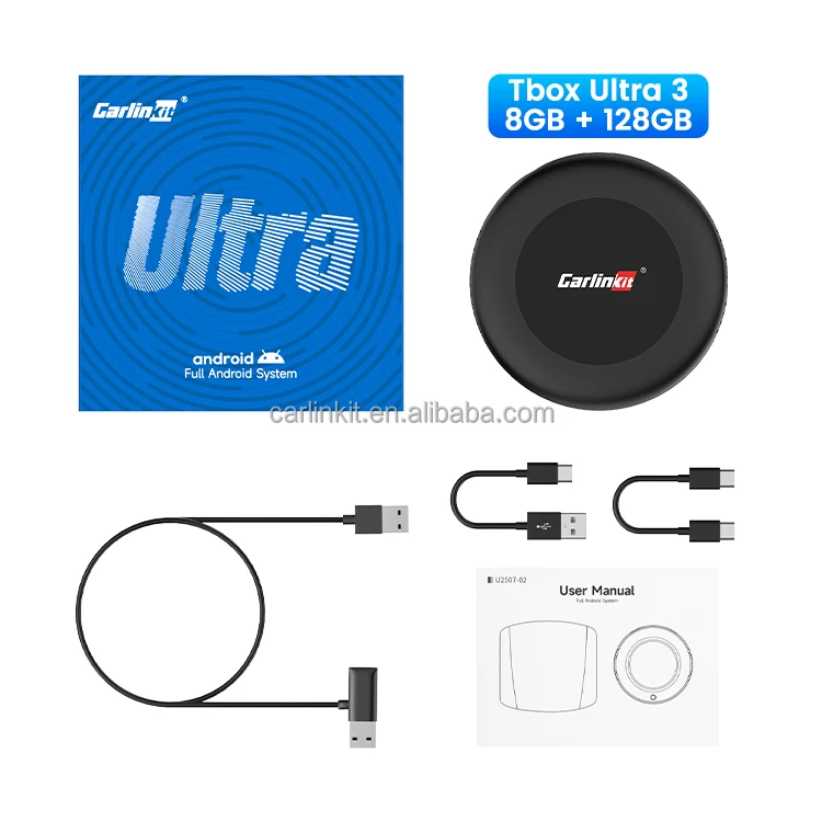 4 In1 carlinkit Tbox Ultra 3 5G Ai Box Carplay Android 15 Video TV