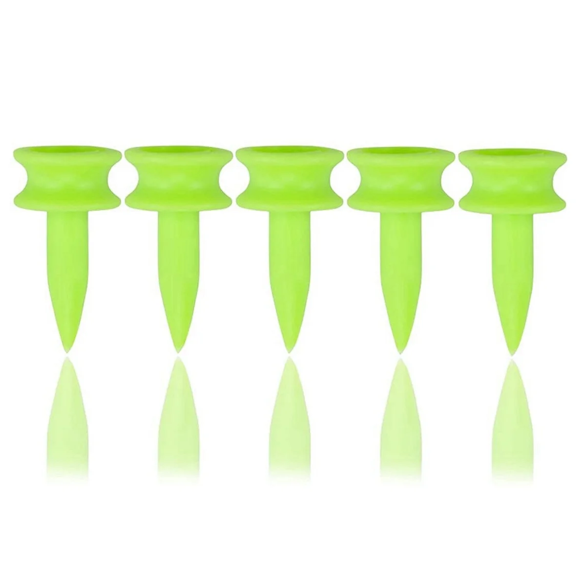 Golf Tees 0.86 Inch 100 Count Plastic Golf Castle Small Tees(Green)