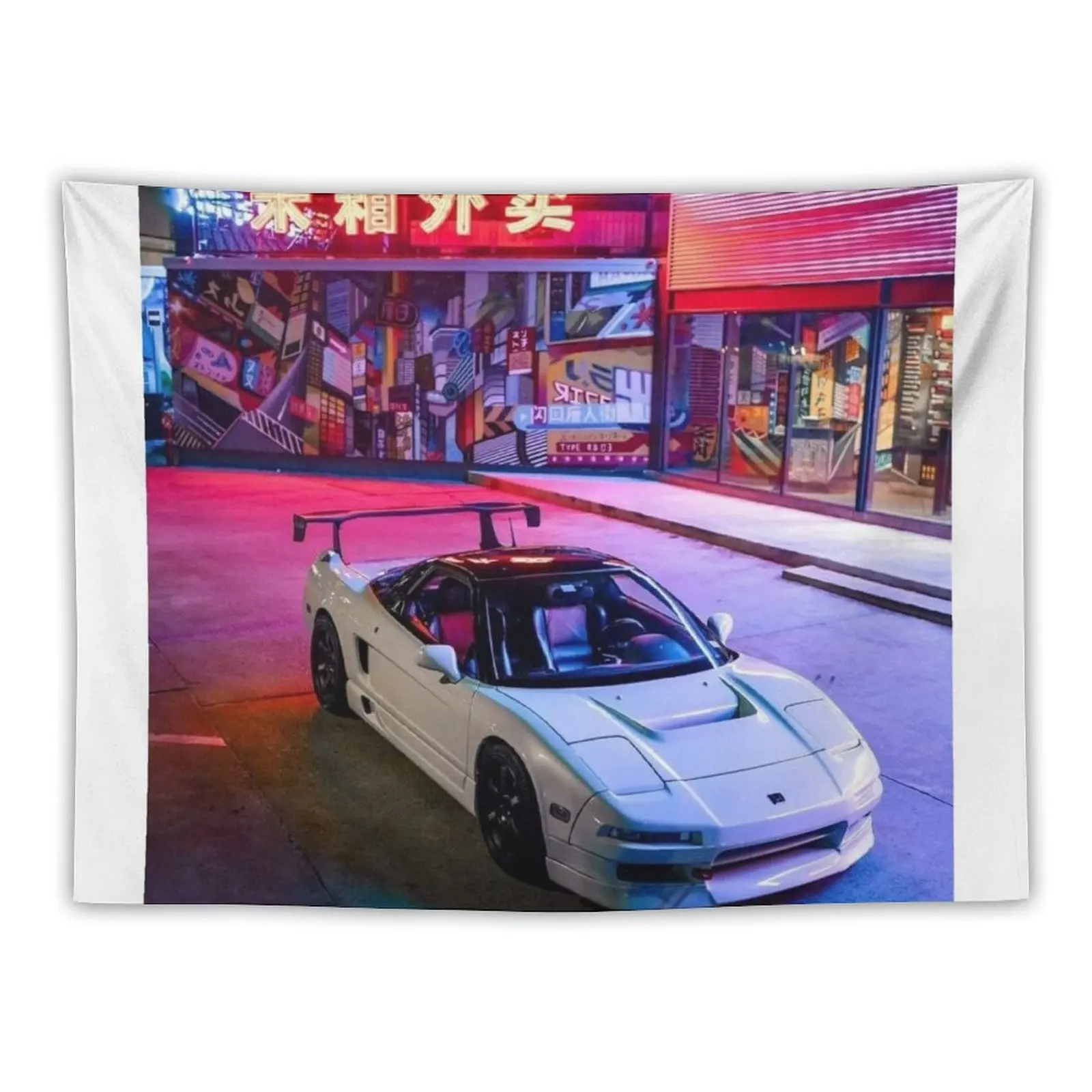 

Purple Neon JDM Tapestry Aesthetic Decoration Home Decorating Nordic Home Decor Tapestry