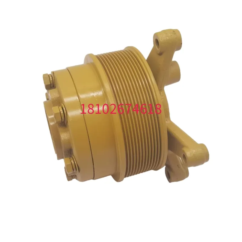 Excavator CARTER E320D Fan belt pulley assembly tensioner