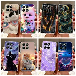 For Honor X6b Case JDY-LX1 JDY-LX2 Cover Cool Tiger Dragon Lion Spider Soft Silicone Protective Shell For Honor X6a WDY-LX1 Etui
