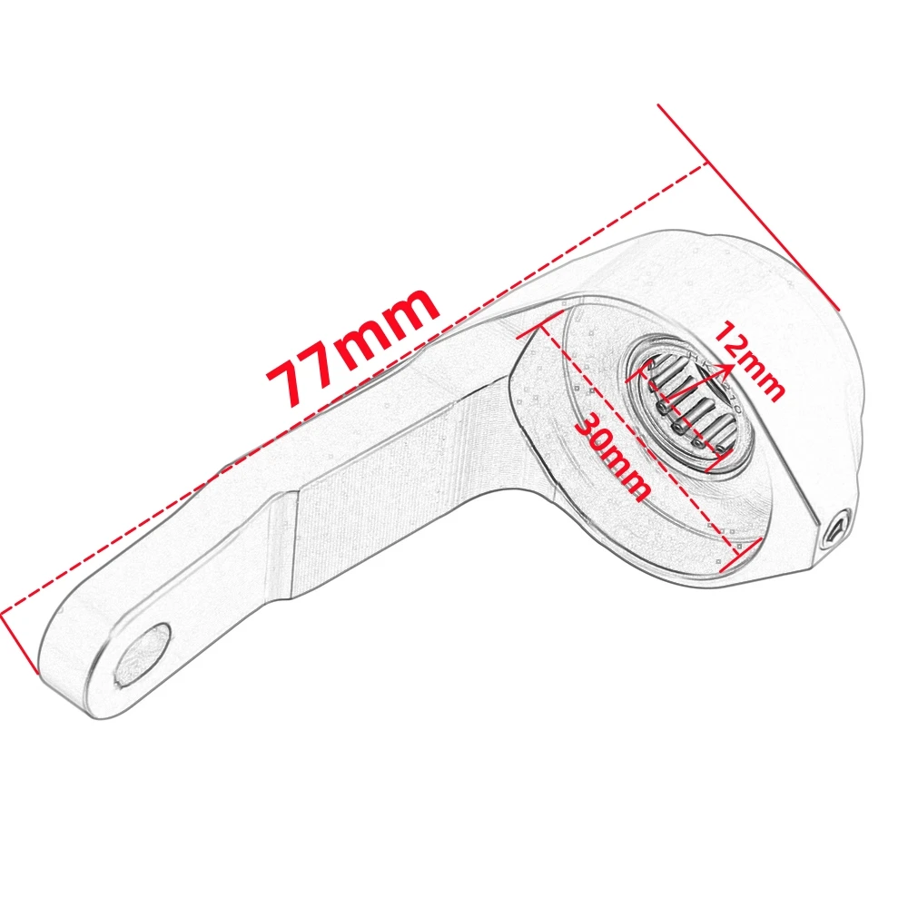 Motorcycle Gear Shift Support, Aluminum Shift Shaft Stabilizer Brace for Aprilia RS660 (2020‑2023) / Tuareg 660 (2022‑2024)