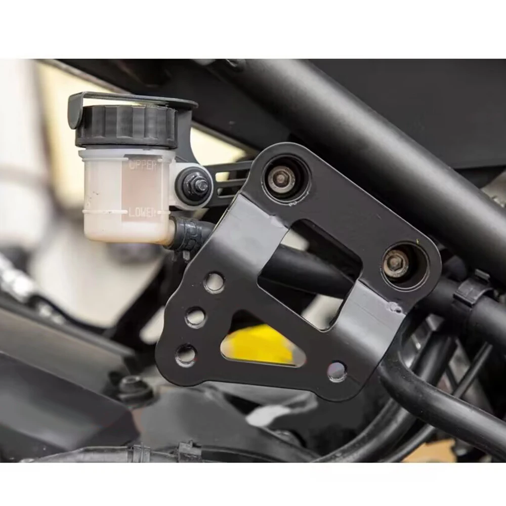 MT09 FZ09 XSR900 Passenger Rear Pedals Foot Pegs Footrests Lowering Kit Support Bracket For YAMAHA MT-09 XSR 900 FZ-09 2014~2024