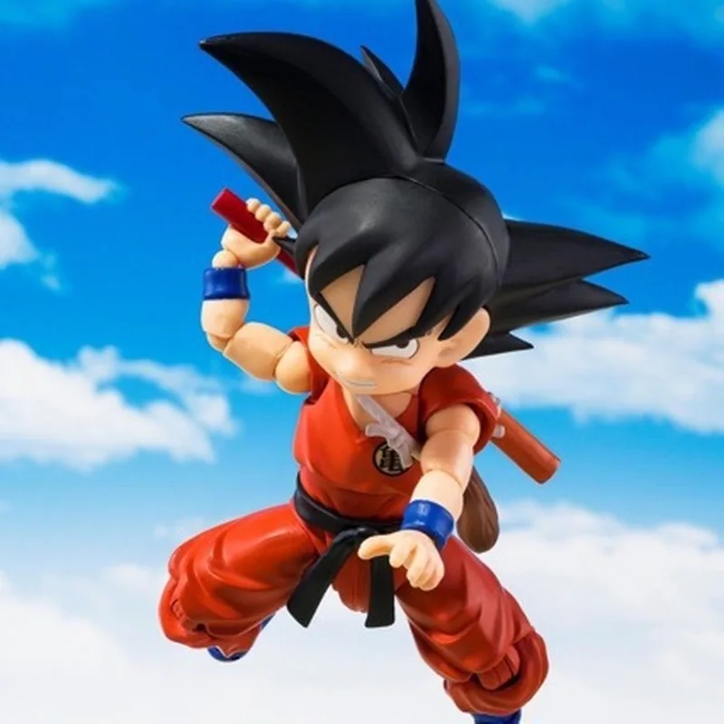 

Hot In-Stock Shf Son Goku Innocent Challenger Action Figure Dragon Ball Anime Movable Collection Model Toys Gifts