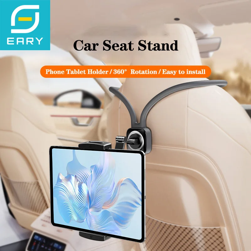 

Eary Tablet Holder for Car Headrest iPad Car Phone Stand Bracket for Back Seat Travel Accessories for Kids for 4.7-12.9" Devices