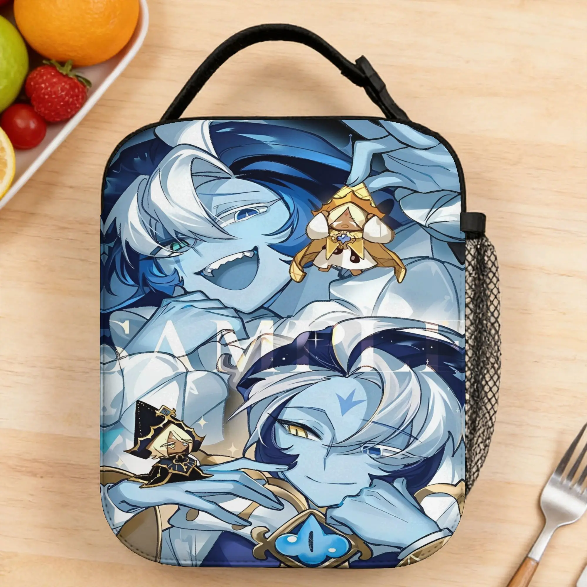Cookie Run Kingdom Lunch Bag Travel Portable Thermal Lunch Bags For Unisex  Oxford Print Cooler Bag