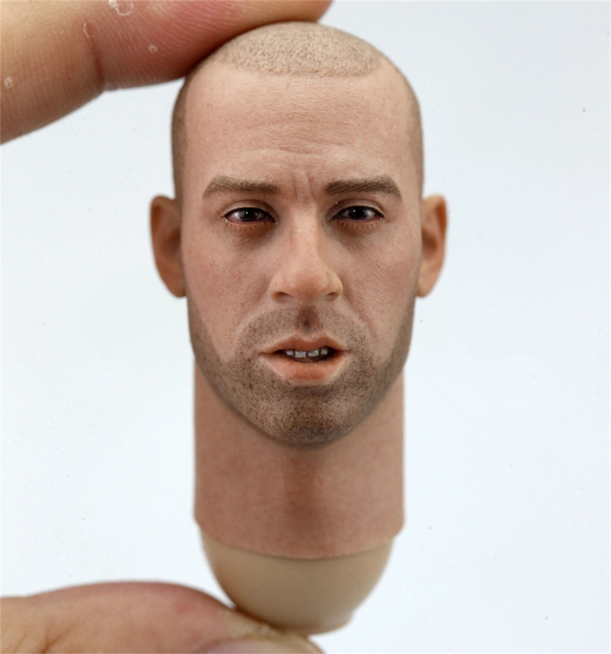 1/6 Scale WWII Soldier Adrian Capazzo Vin Diesel Head Sculpt DIY 12'' Military Action Figure