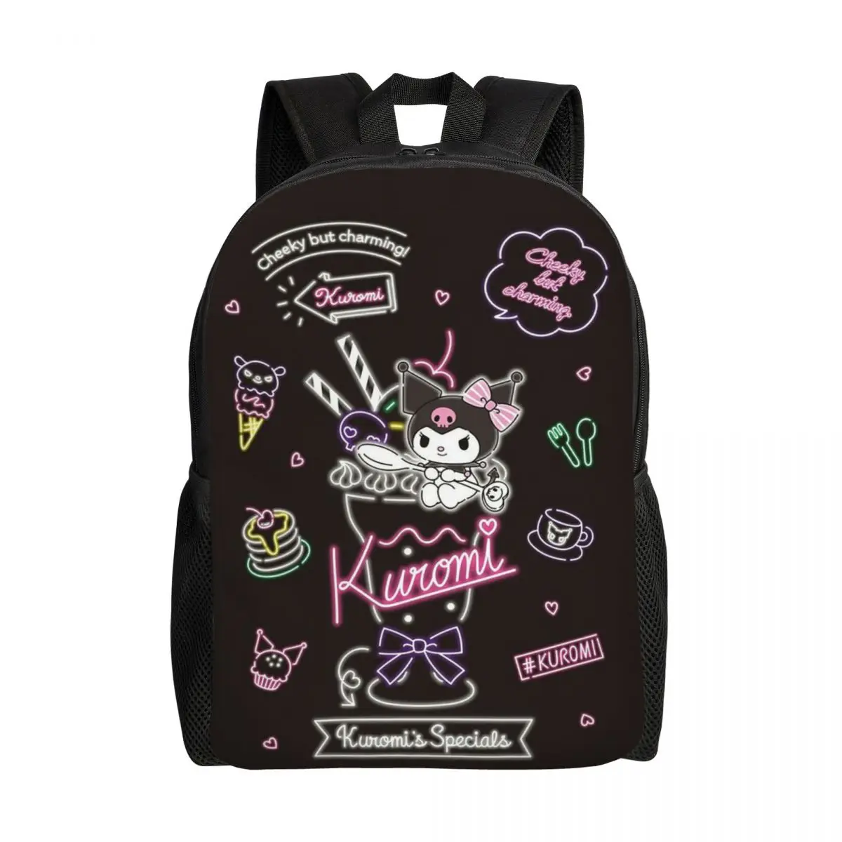 

Custom New Anime Cartoon Kuromi Backpacks for Women Men Water Resistant School College Bag Printing Bookbag