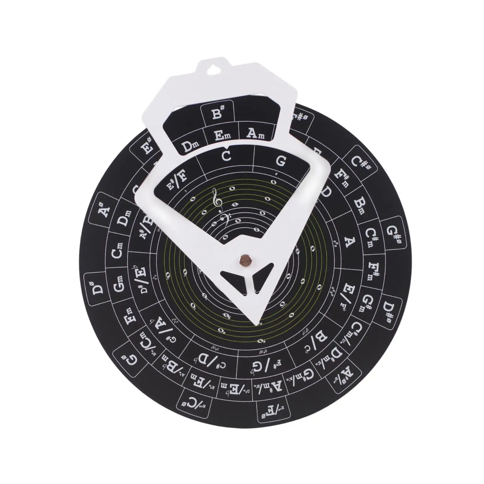 Rueda de Acordes Circulares, Herramienta Musical para Melodías, Análisis de Acordes de Guitarra, Accesorio Educativo para Músicos Principiantes