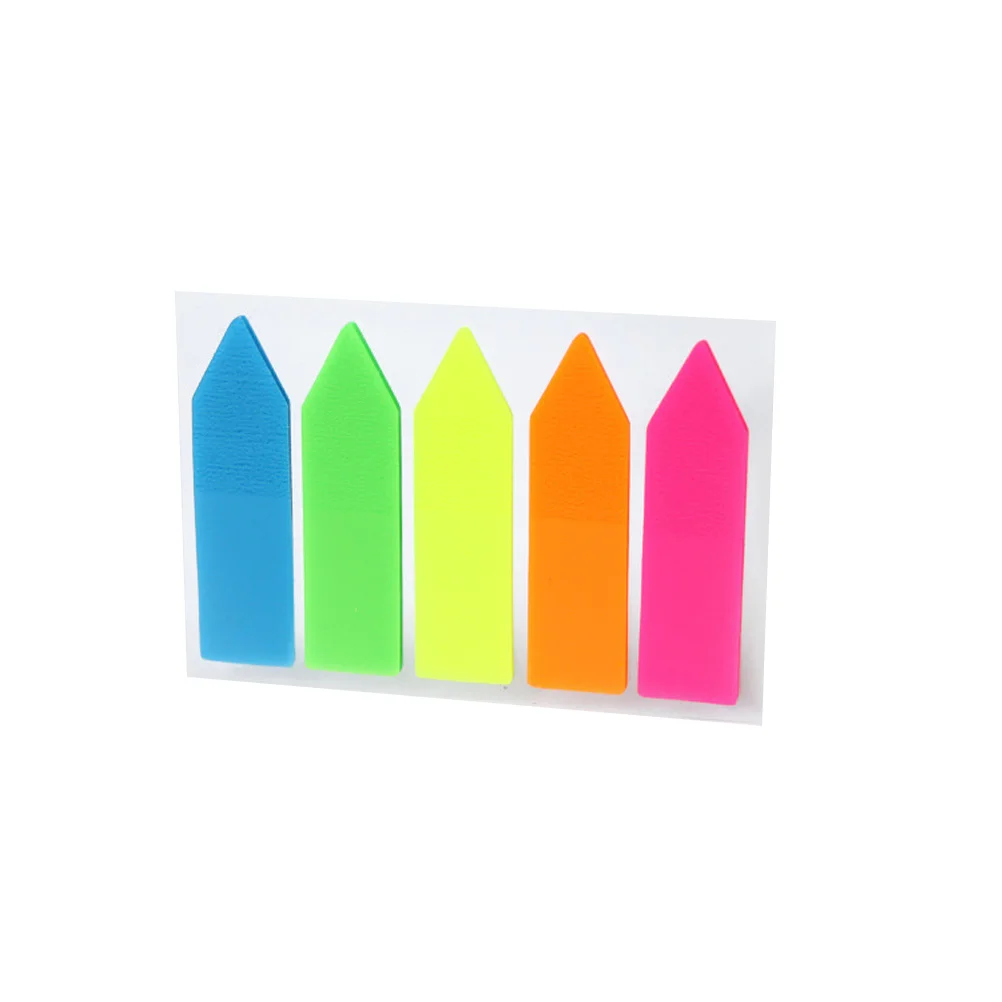 10pcs Bookmarks Index Tabs Paper Memo Notes Sticky Label Pads For School Office Supplies Reading Organizing Color Coding