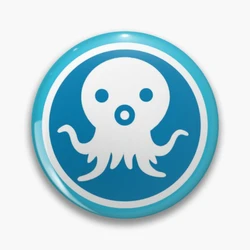Blue Octonauts Logo High Quality Soft Button Pin Lapel Fashion Collar Gift Jewelry Clothes Funny Creative Badge Metal