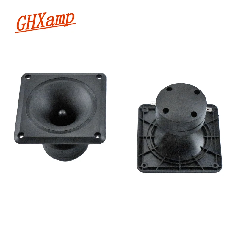 4 inch 110*110mm Square Horn Tweeter Stage Speaker Piezoelectric Ceramic High Power Speaker accessories 2.2k-27khz 2PCS