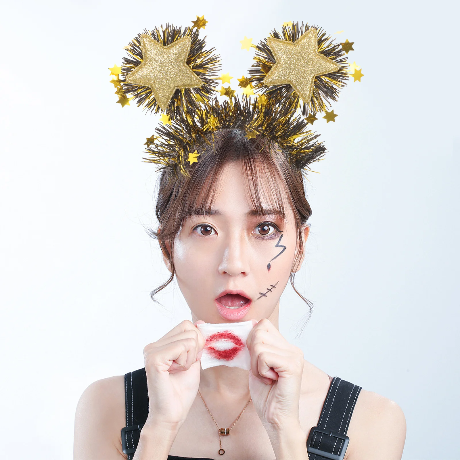 Abaodam 3 قطعة 2025 سنة جديدة سعيدة Headbands الشعر الأطواق عشية حفلة عطلة غطاء الرأس للنساء الفتيات مهرجان الاحتفال الإكسسوارات #4