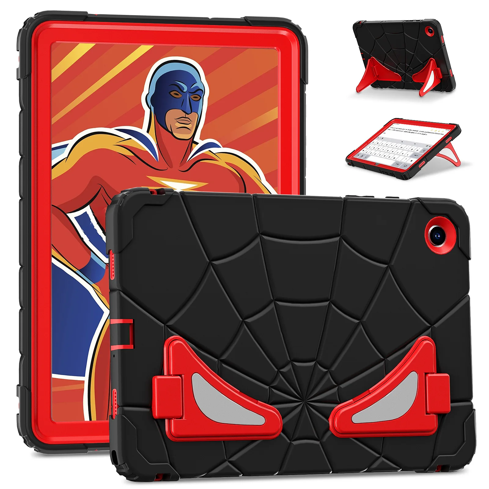Spider Armor Case For tab A9 8.7inch SM-X115N 2023 Rugged Protection Kids Tablet Cover With Pen Slot