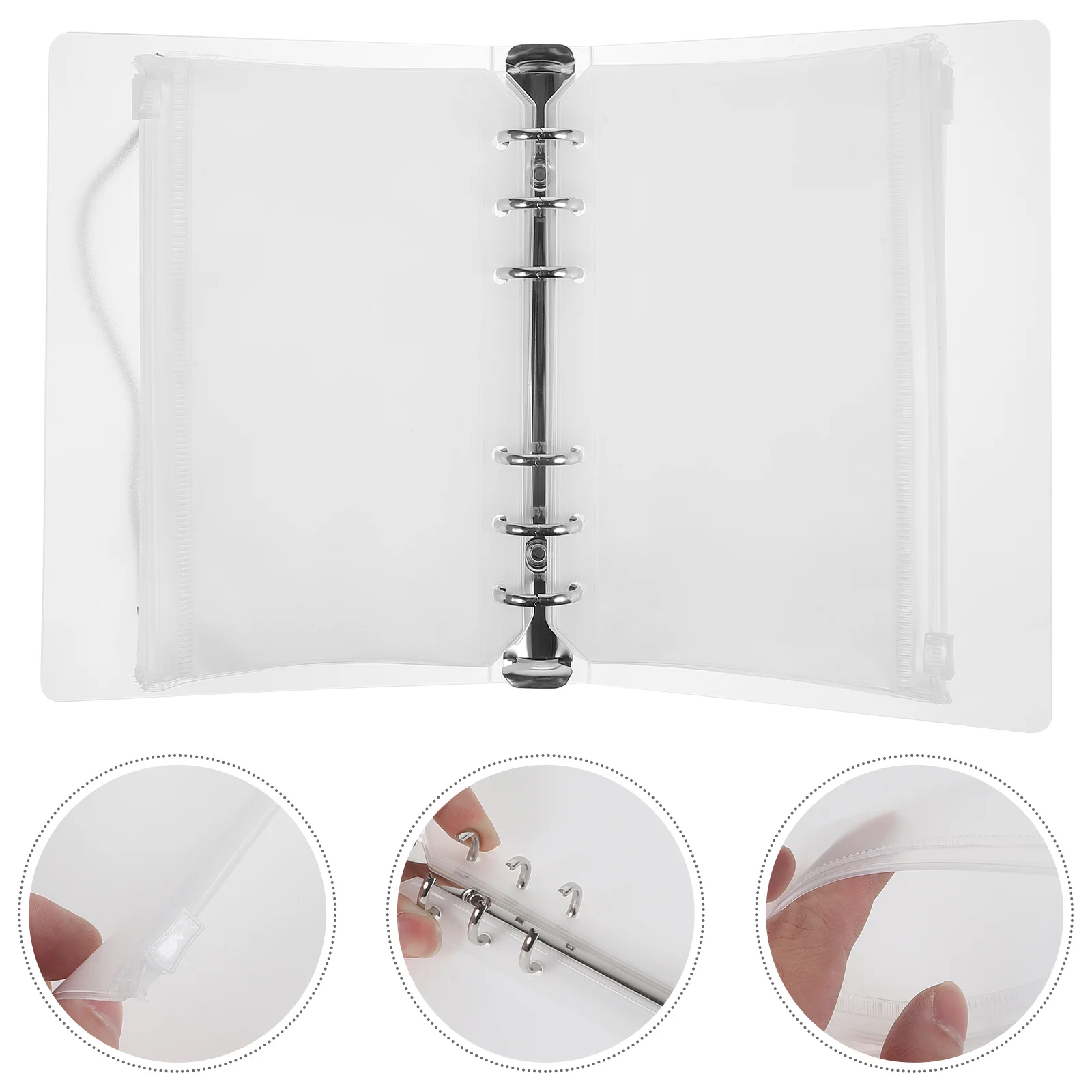 

Medicine Bag for Traveling Small Pill Organizer Binder Sealing Pills Bags Clear Eva