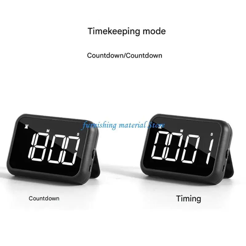 Y5GD Upgrades Plastic Countdown Timer with Big Display for Oven & Refrigerator Use