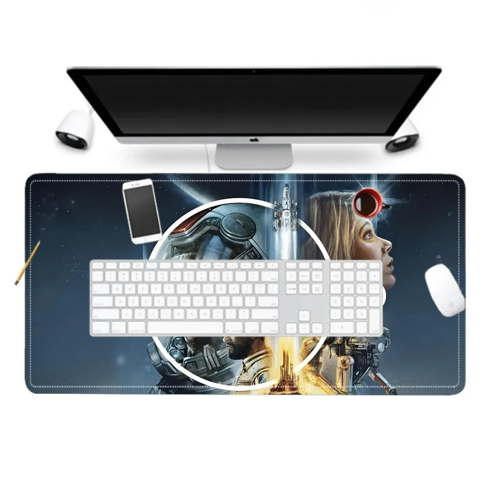 S-Starfield Games Mousepad Mouse Pad Laptop Gaming Accessories Mousepad Large Desk Mat Computer Gamer Keyboard Rug Carpet