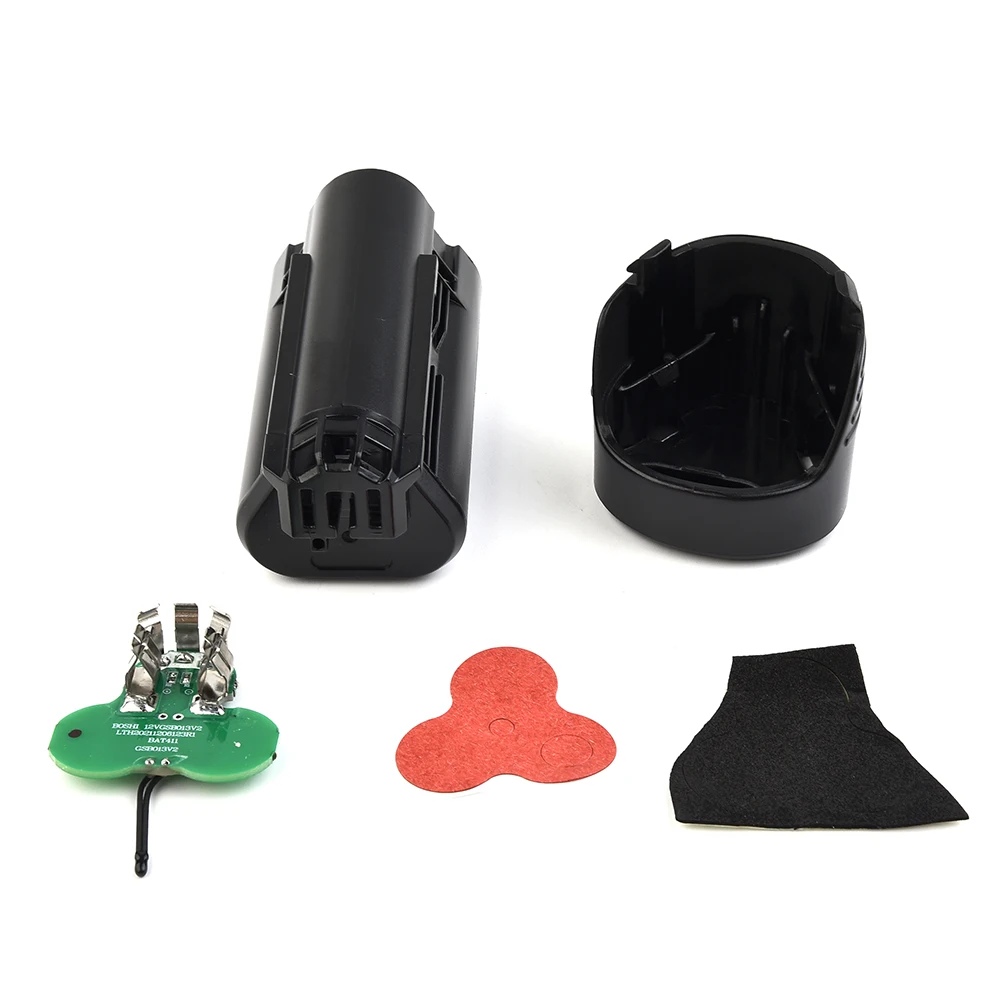 

3Pc/set Plastic Case Top Shell PCB Charging Protection Circuit Board Without Battery Cell For Bosch 10.8V 12V BAT411 Power Tools