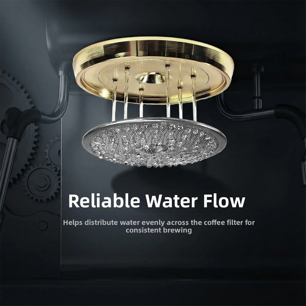 Coffee Diverting Plate With Mesh & Sealing Ring Kit Stainless Steel Coffee Machine Brewing Shower Screen Holder For Sanremo