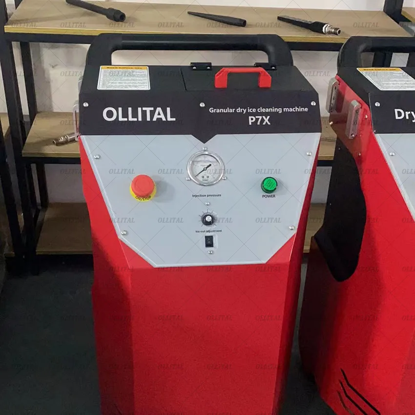 آلة تنظيف ناسف الثلج الجاف Co2 الاستخدام الصناعي آلة تنظيف الثلج الجاف معدات تفجير الثلج الجاف #5