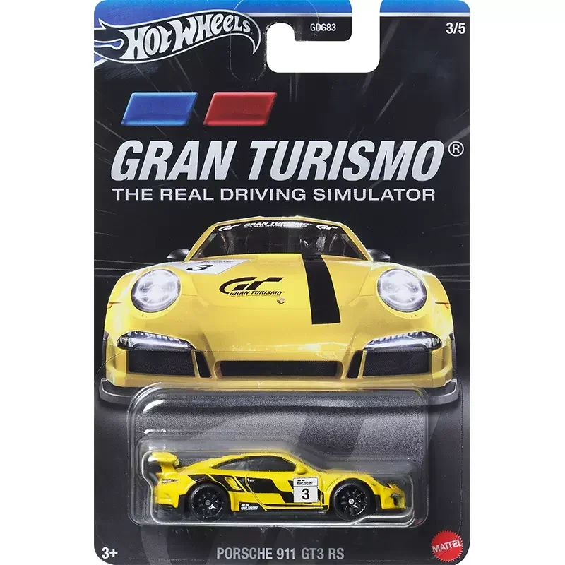 Hot Wheels-coche de carreras simulado de Gran Turismo para niños, modelos de coche de Metal 1/64, Porsche 911, juguetes de vehículos para niños,