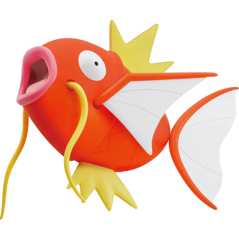 Magikarp Pokémon BANDAI Assembly Model GACHA Anime Desktop Ornament Holiday Gifts Action Figure Model Toys