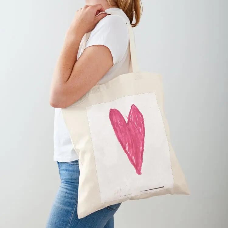 

Zia Gigi's Valentine Heart Tote Bag reusable shopping bag free delivery bags Shopper handbag canvas bags
