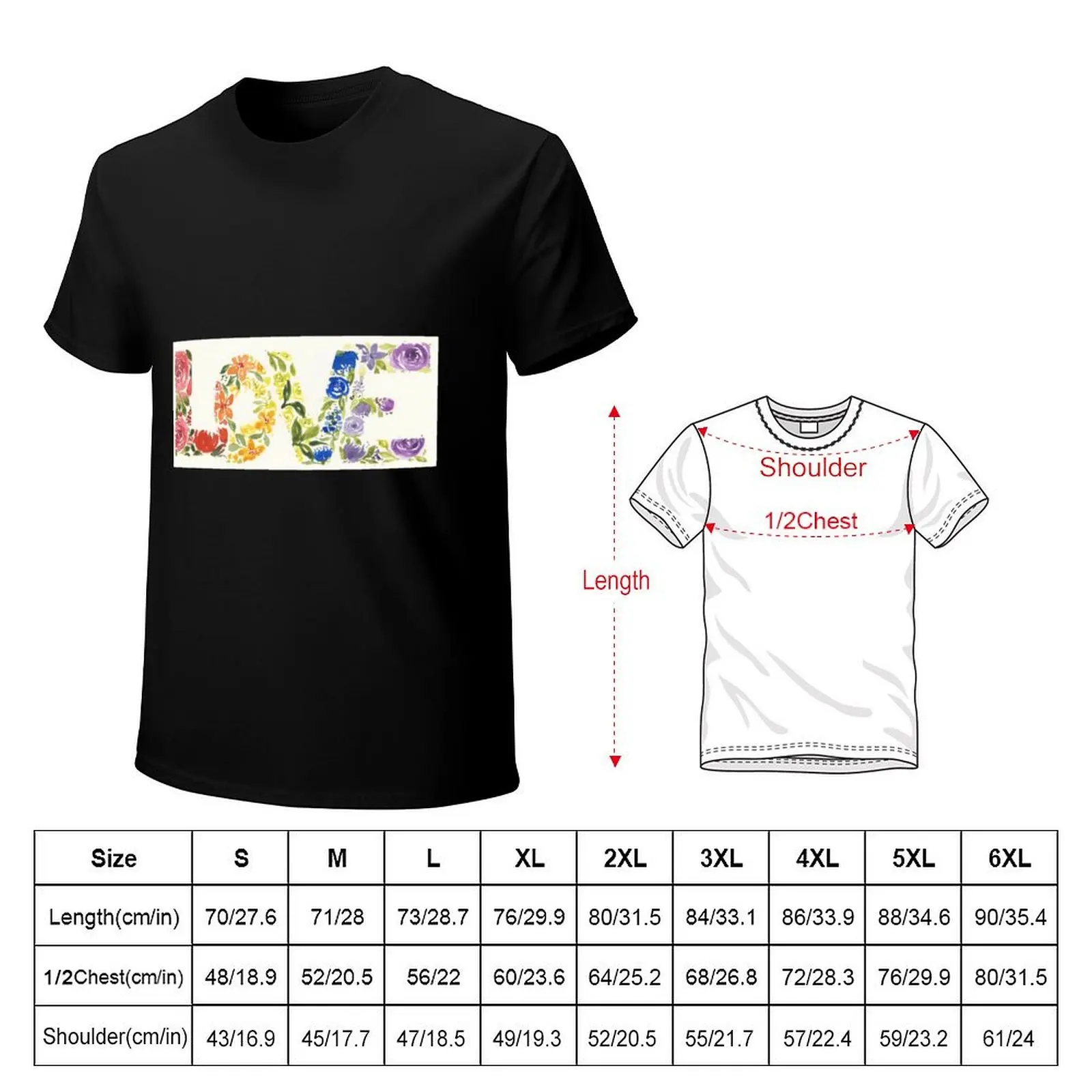 Pride LOVE in flowers T-Shirt Performance Dry Fit T-Shirt