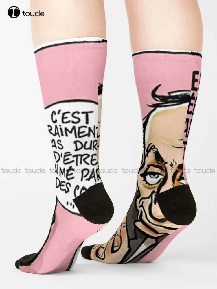 Ketika Rasa Yang Tidak Mungkin Zemmour Zemmour President Politic Socks Sock For Women 360° Digital Print Personalized Custom