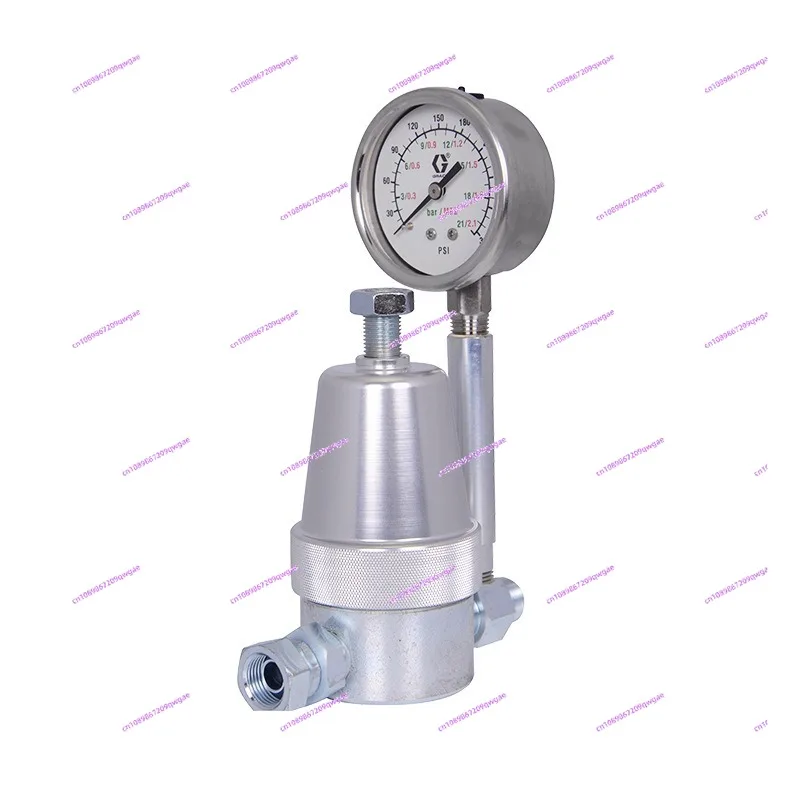 

Back pressure valve, stainless steel water-based paint pressure hand regulator