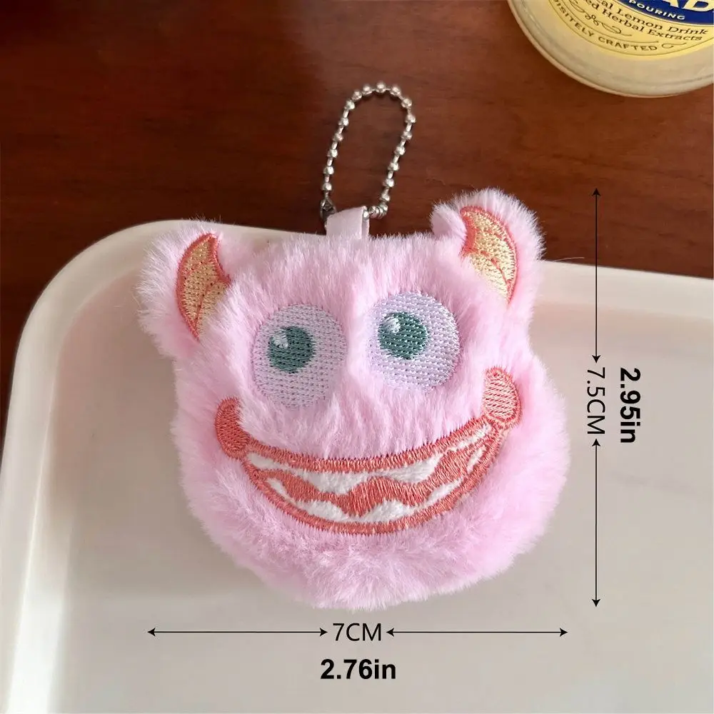 Fashion Plush Snow Mon-ster Doll Pendant Hanging Bags Decor Creative Stuffed Snow Mon-ster Keychain Soft Cute Bag Pendant