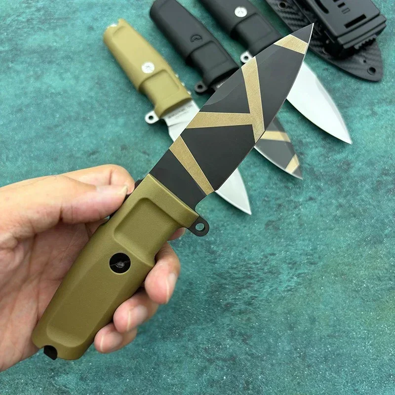 EX Fulcrum High Hardness Steel Outdoor Tactical Knife Survival Knife Wilderness Mountaineering Solid Blade hunting knife