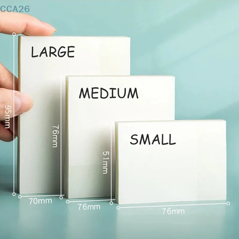 50 arkuszy/zestaw przezroczysty wysłał It samoprzylepne notesy notatniki pozycje dziennik Papeleria szkolne artykuły papiernicze artykuły biurowe