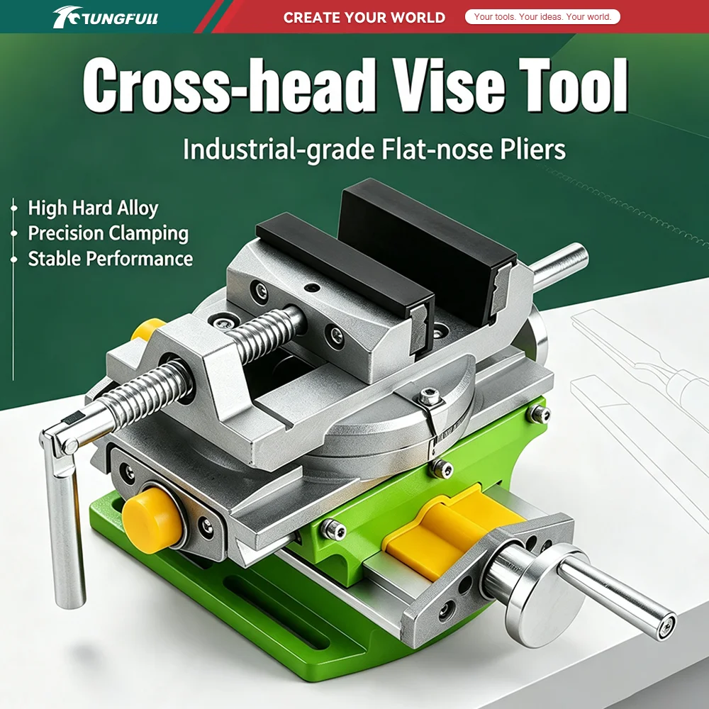 Bench Vise Swivel - Torno de Bancada Giratório TUNGFULL 360