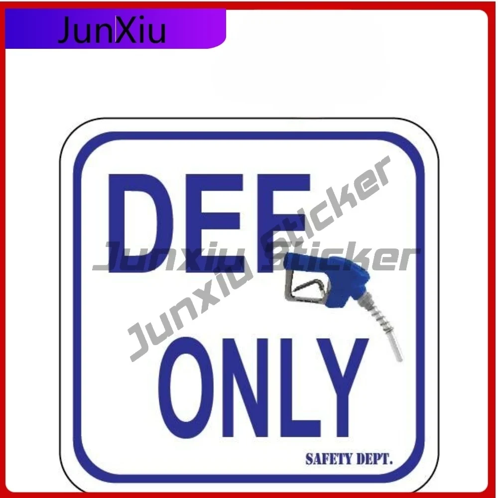 

Def Diesel Exhaust Fluid Only Fuel Tank Waterproof Decal Occlusion Scratch Sticker Adventure Motorcycle Car Bicycle Skateboard
