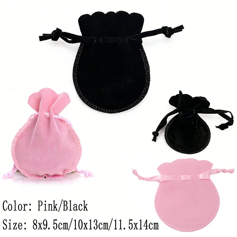 

10 шт. маленький бархатный мешочек для ювелирных изделий, сумки на шнурке для подарков, кольца, серьги, дисплей для конфет, хранение, деловая продажа, упаковка
