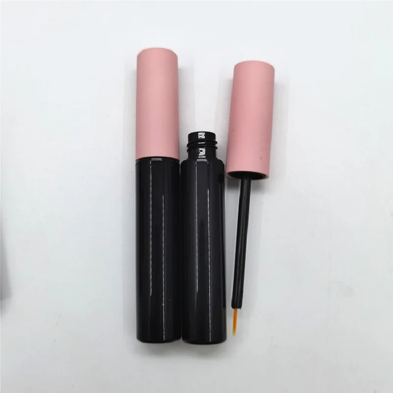 3ML 25pcs Eyelash Glue Bottles Eye Liner Tube Empty White Rose Red Silver Pink Gold Black Lid Eyelash Brush Tubes Makeup Tool