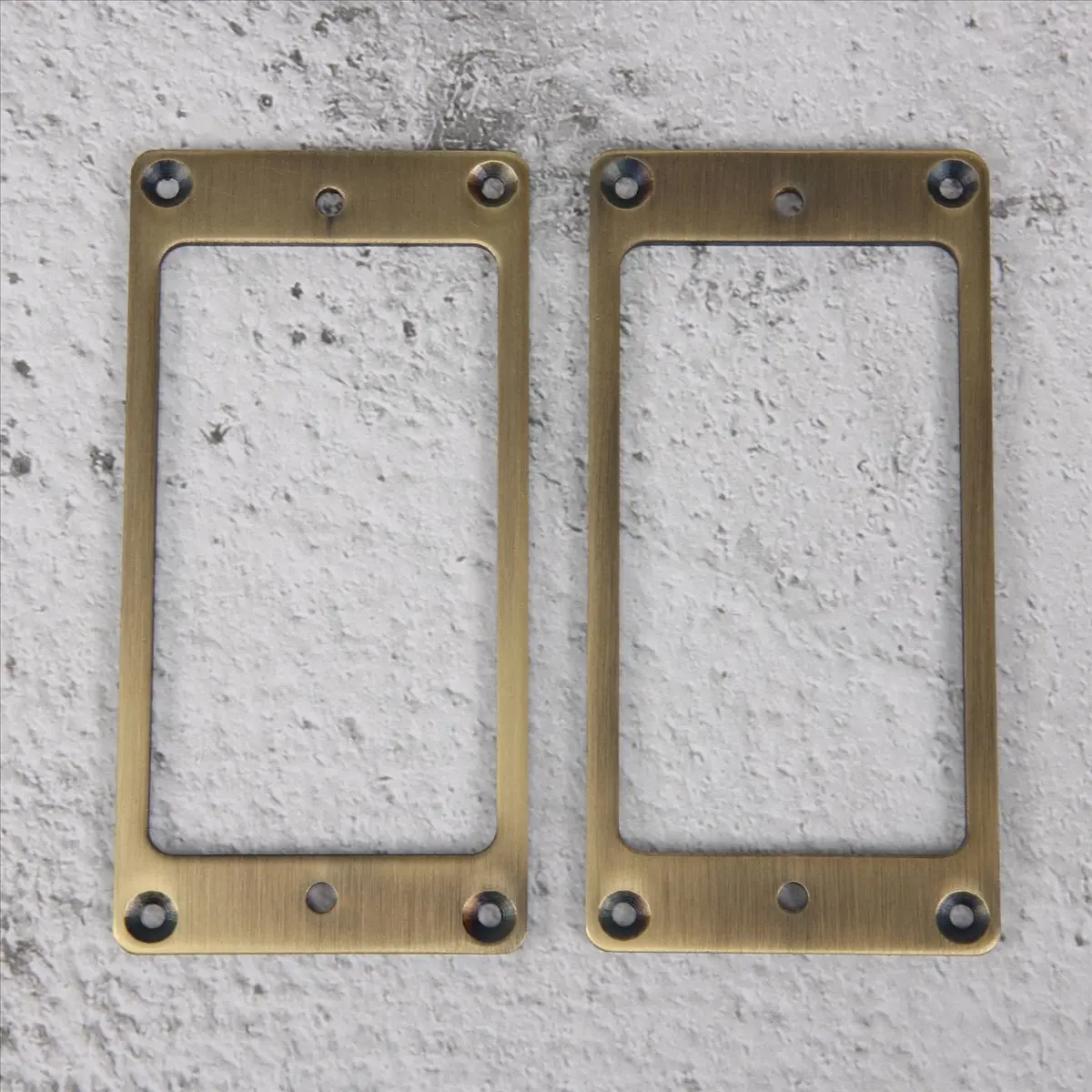 【CYBER MONDAY】2Pcs Humbucker Pickup Frame, Mounting Ring Cover Frame for Electric Guitar, Brass Metal
