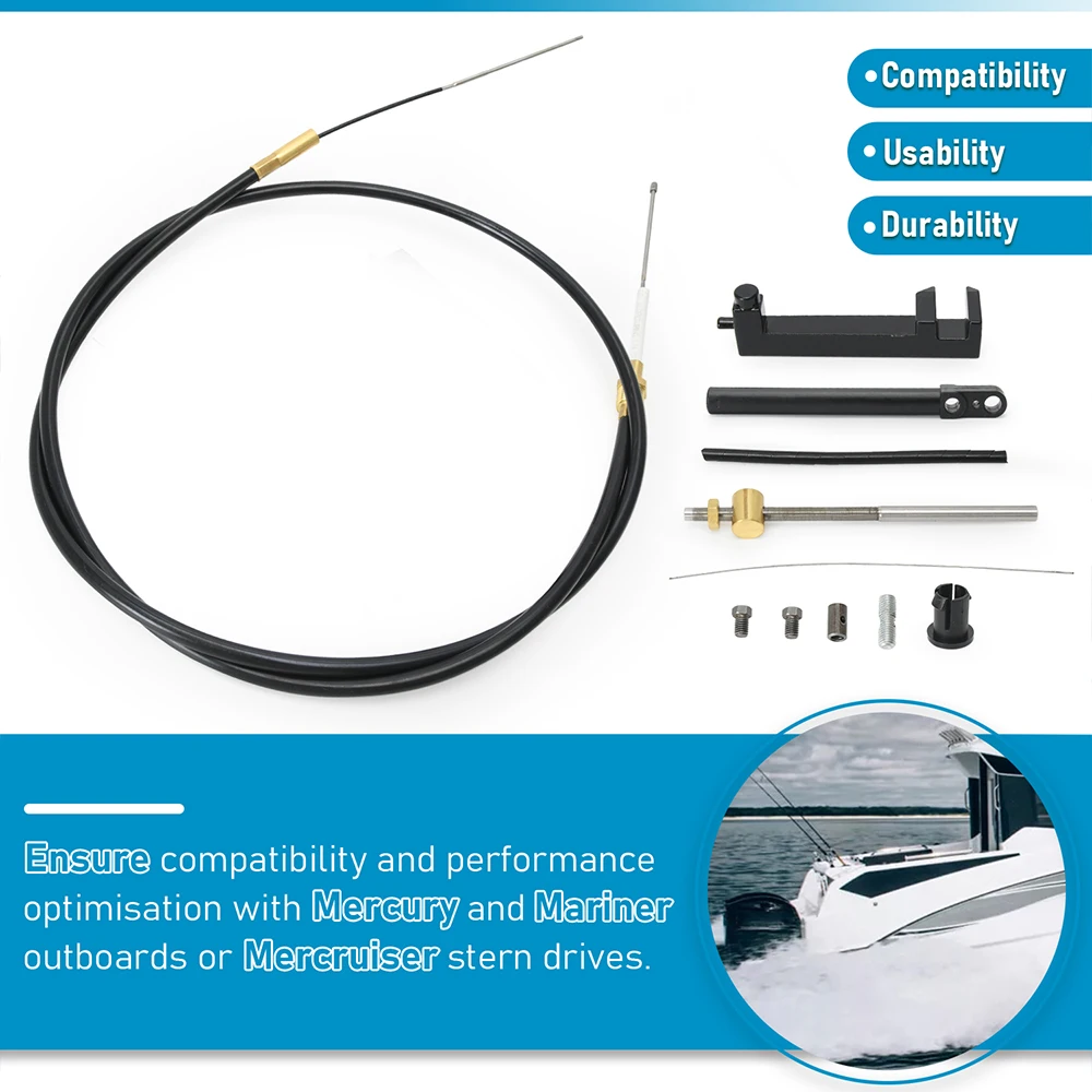 

Lower Shift Cable Kit Replacement Spare Part Fits for Sierra Part:18-2190