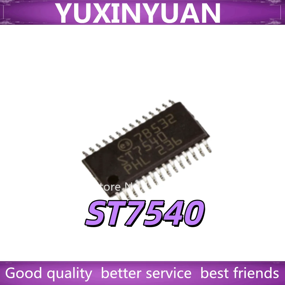 

(5 шт.) ST7540TR ST7540 TSSOP-28 Чип модема связи линии электропередачи Совершенно новый оригинальный в наличии Быстрая доставка Электронный