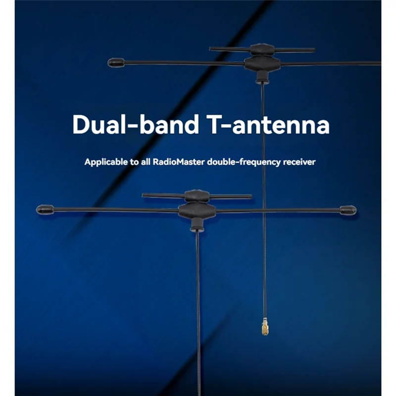 Двухдиапазонная Т-антенна 2,4 ГГц/Sub-G 900 МГц IPEX1 Разъем для приемника 2,4 ГГц/900 МГц/Xrossband (Gem-X)