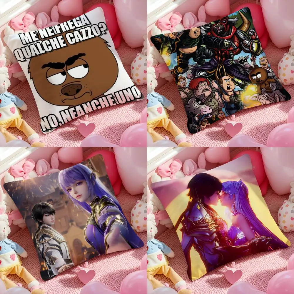 

Чехол для подушки с защитой от пылевых клещей, наволочка с невидимой молнией, шелковистый короткий плюш, чехол для диванной подушки с принтом