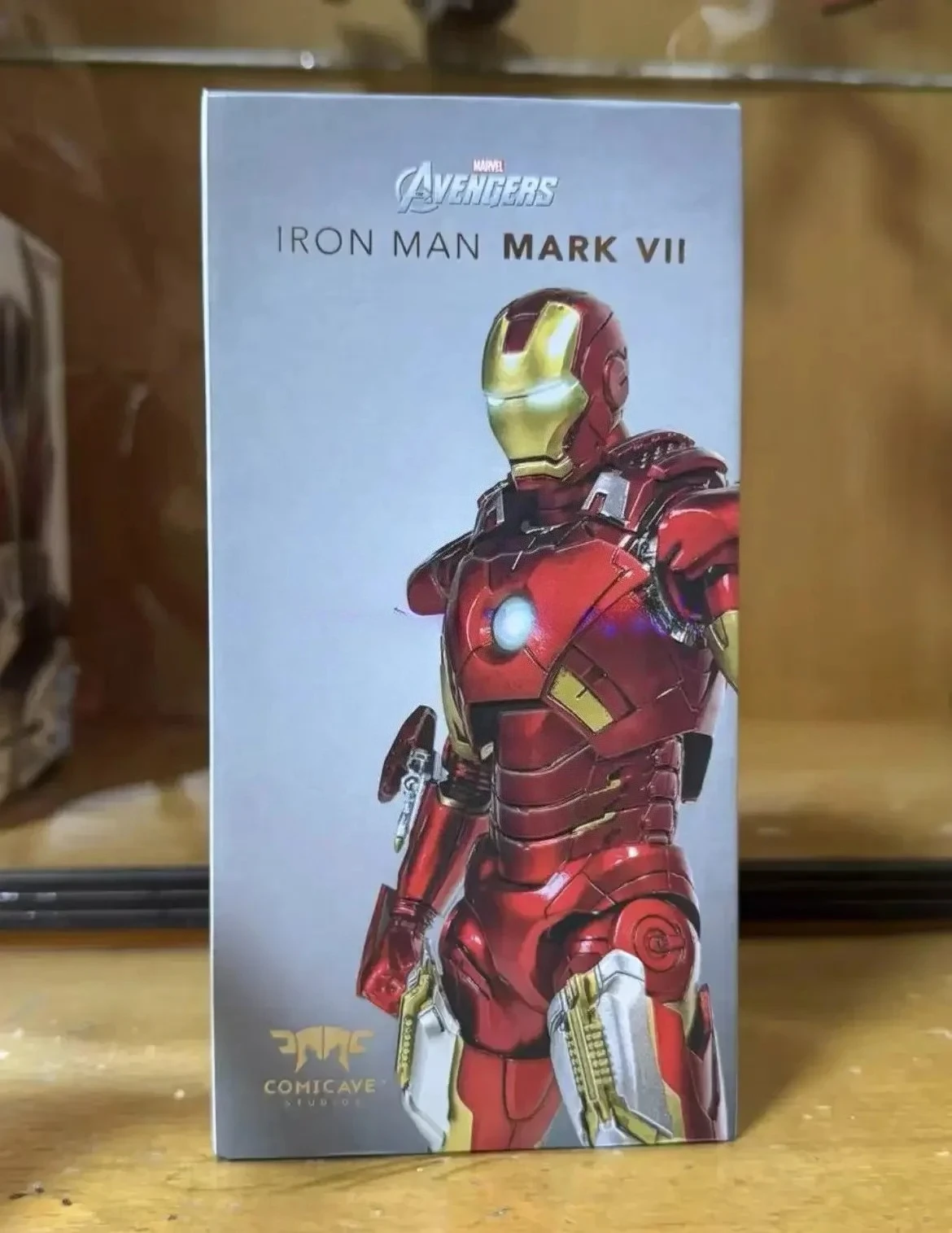 In Stock 100% Original Comicave 1/12 Super Alloy Marvel Iron Man Mk7 Mk43 Action Figure Collectible Toy Gift
