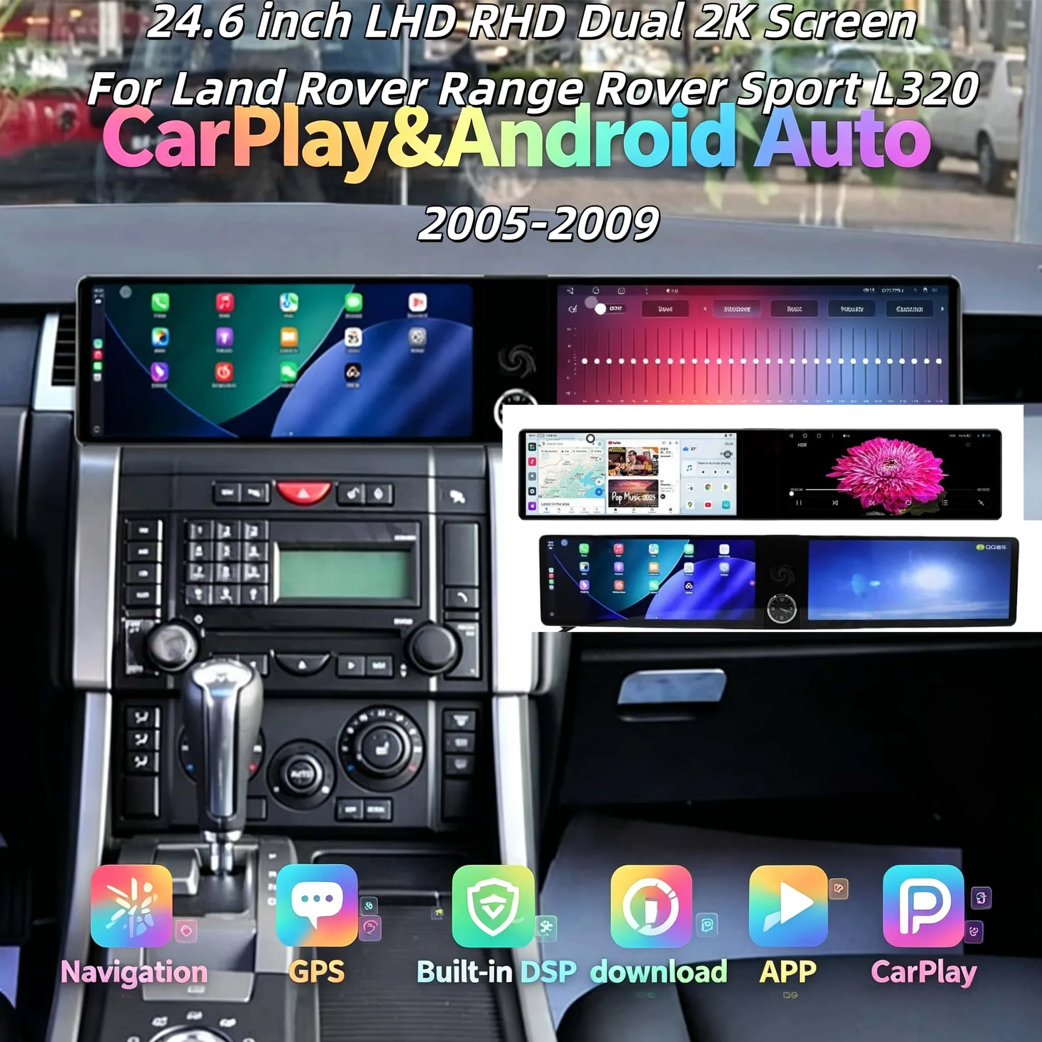 

Android 13 Car Radio For Land Rover Range Rover Sport L320 2005-2009 CarPlay Auto Multimedia Player GPS Navigation Head Unit 4G