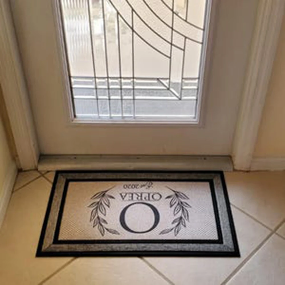 

Elegant Household Mat Custom Carpet Tender Family Theme Pattern Dust Proof Living Room Harmonious Family Style Wedding Gift