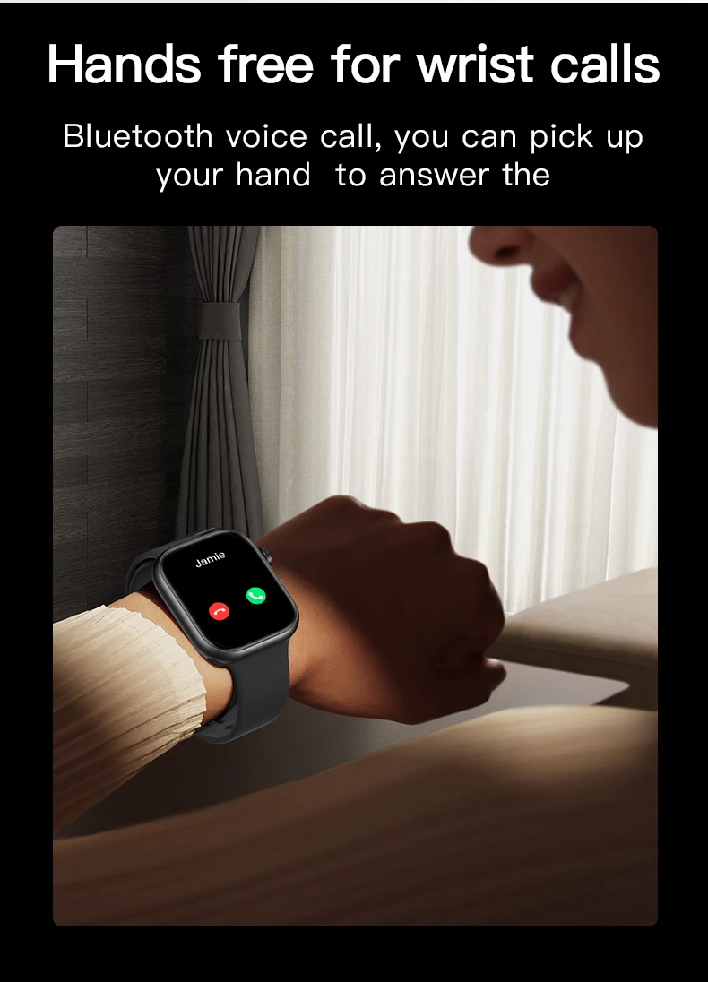 Smart Watch Men Bluetooth Call Heart Rate Monitor Sport Watches Fitness Tracker Bracelet Women Smartwatch for Apple Android iOS